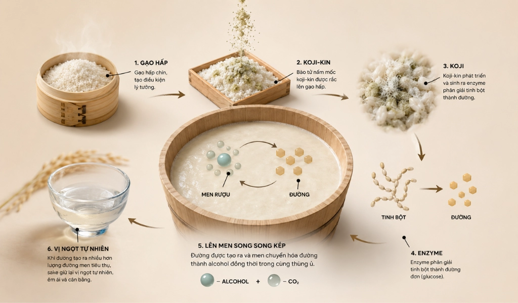 Bí Mật Đằng Sau Rượu Sake Nhật Bản