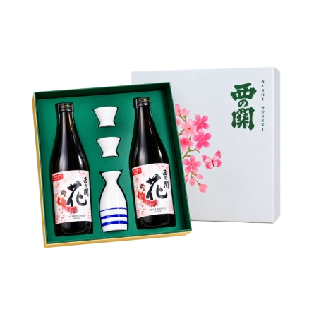 Rượu Sake Nhật Nishinoseki Hana Hộp Quà Tết 2025