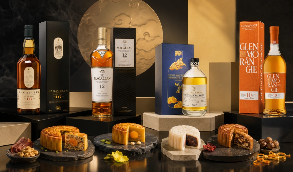 Trải Nghiệm Bánh Trung Thu Với Các Dòng Single Malt Whisky
