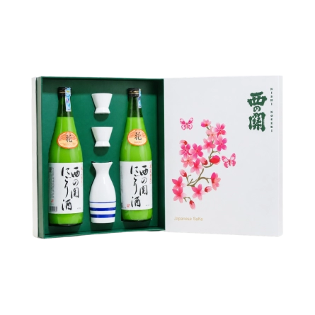 Rượu Sake Nhật Nishinoseki Nigori Zake Hộp Quà Tết 2025