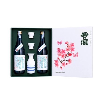 Rượu Sake Nhật Nishinoseki Hiya Hộp Quà Tết 2025