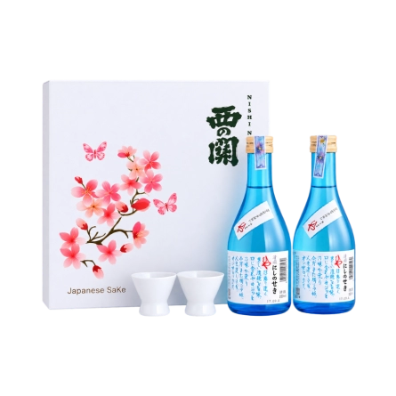 Rượu Sake Nhật Nishinoseki Hiya 300ml Hộp Quà Tết 2025