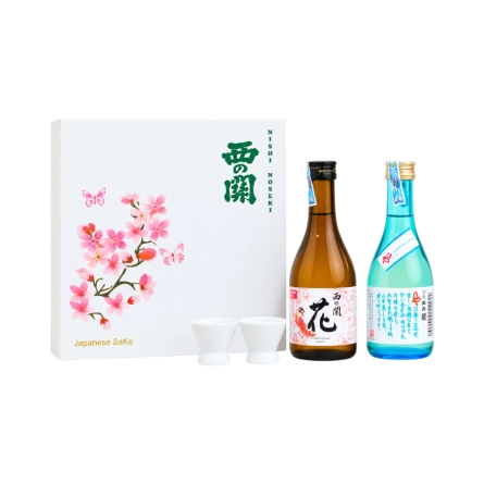 Rượu Sake Nhật Nishinoseki Hana - Nishinoseki Hiya Hộp Quà Tết 2025