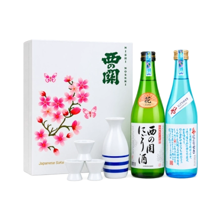 Rượu Sake Nhật Nishinoseki Hiya - Nishinoseki Nigori Zake Hộp Quà Tết 2025