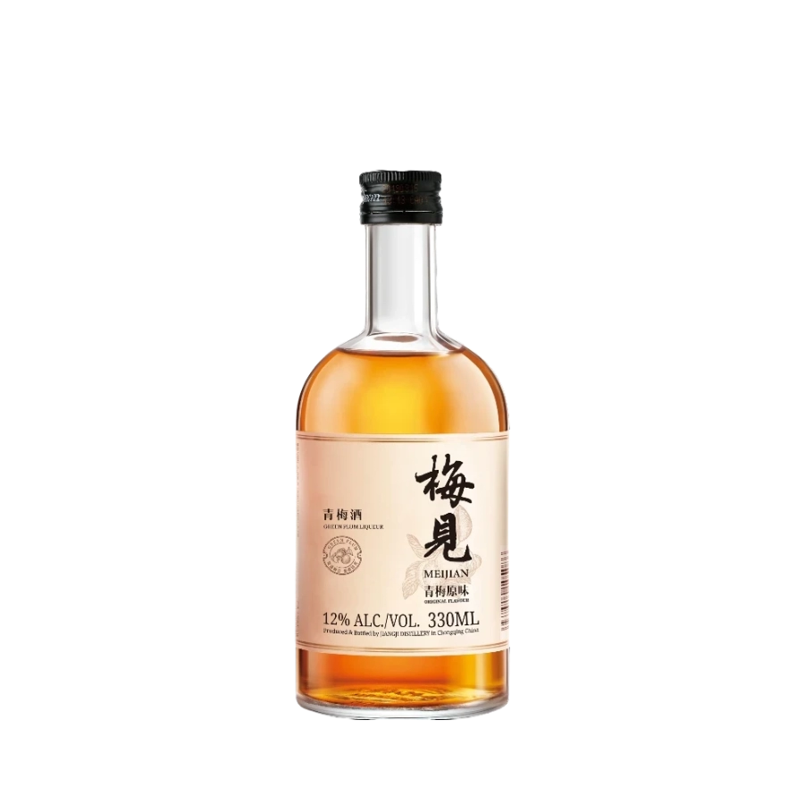 Rượu Mơ Trung Quốc Meijian Vị Mơ Xanh Nguyên Bản 330ml