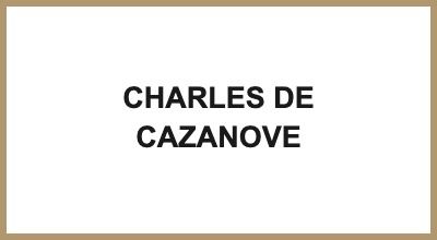CHARLES DE CAZANOVE