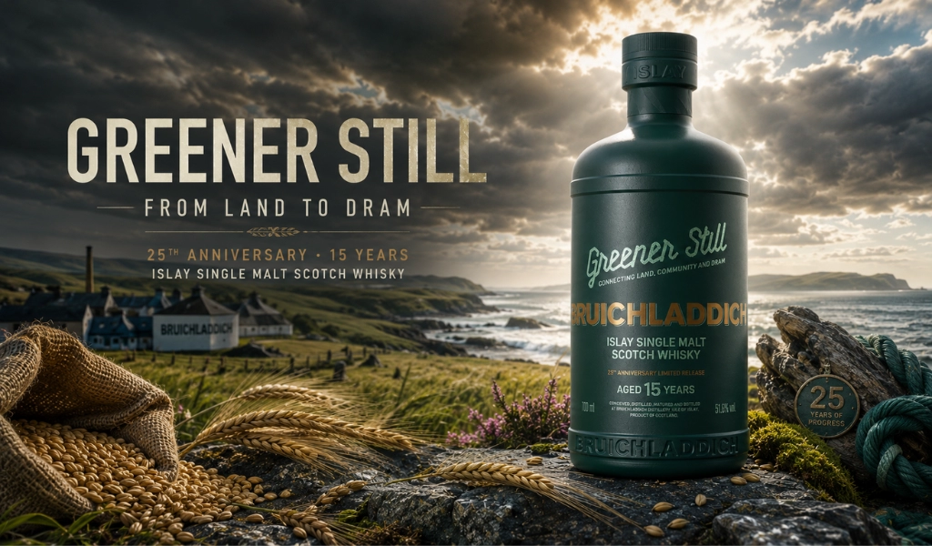 Bruichladdich Greener Still Ra Mắt Phiên Bản Kỷ Niệm 25 Năm