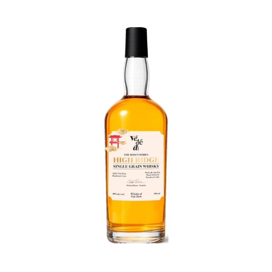 Rượu Whisky Việt Nam Ve De Di High Ridge Single Grain Whisky