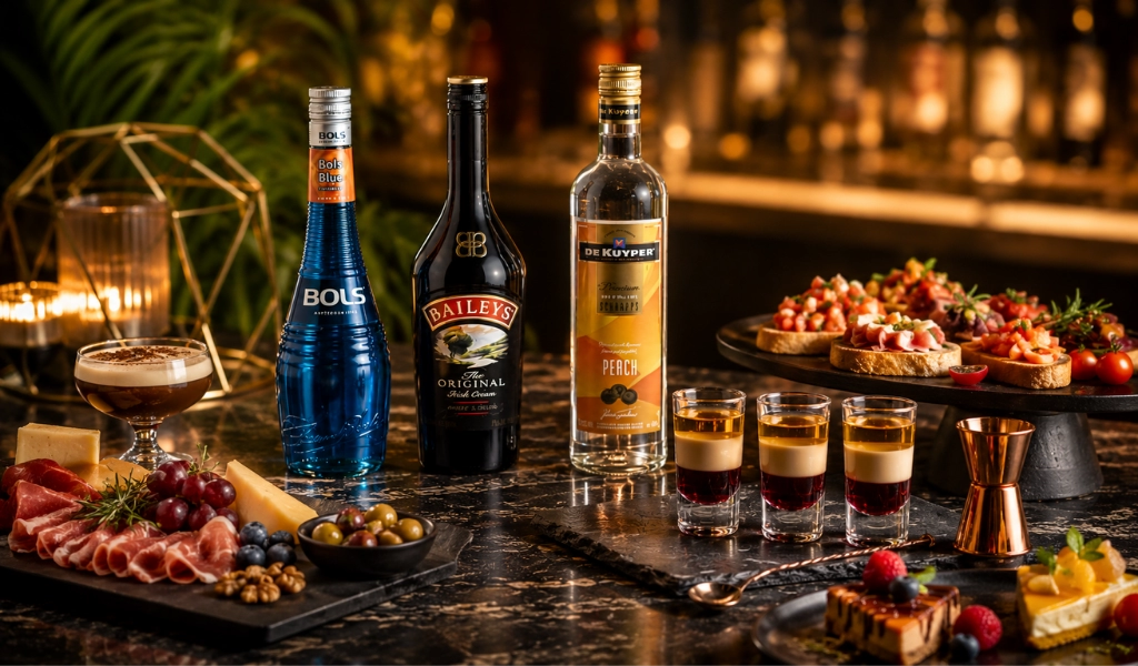 Baileys Irish Cream Layered Cocktail