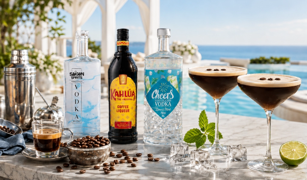 Cocktail Espresso Martini Nguyên Bản