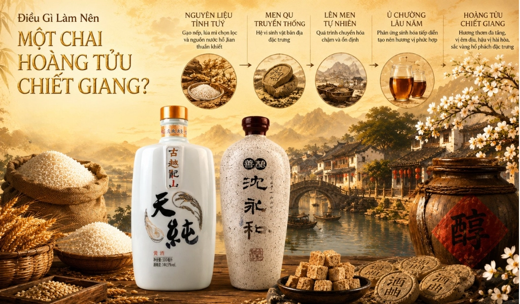 Truyền Thống Sản Xuất Hoàng Tửu Ngàn Năm Lịch Sử