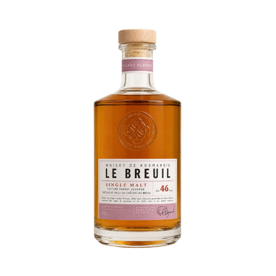 Rượu Whisky Pháp Le Breuil Finition Sherry Oloroso Single Malt