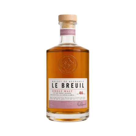 Rượu Whisky Pháp Le Breuil Finition Sherry Oloroso Single Malt