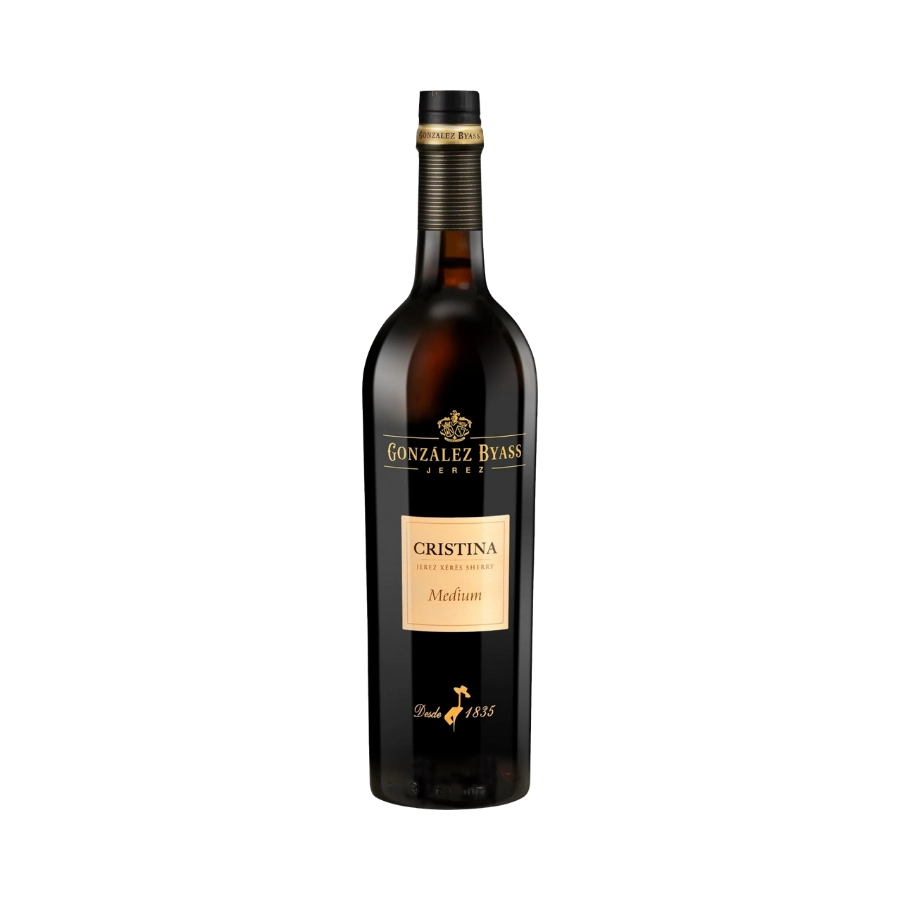 Rượu Vang Cường Hóa Tây Ban Nha Gonzalez Byass Cristina Medium 7 Year Jerez DO