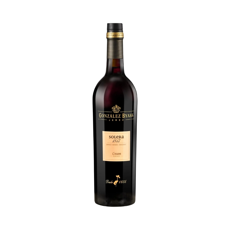 Rượu Vang Cường Hóa Tây Ban Nha Gonzalez Byass Solera 1847 Cream Dulce 8 Year Jerez DO