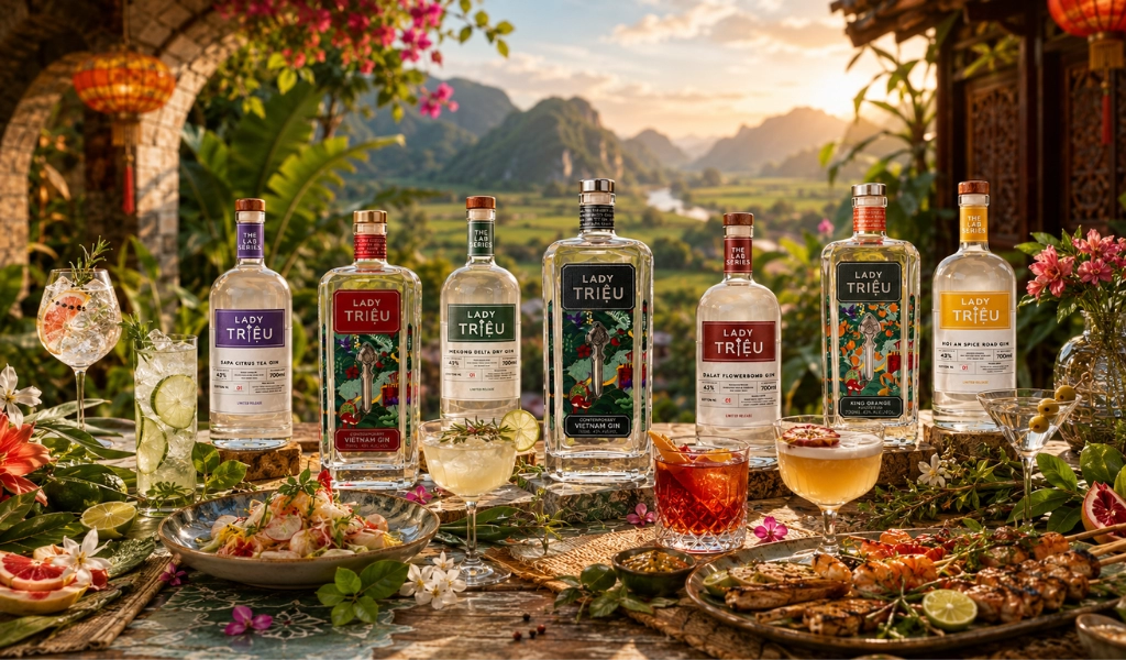 Di Sản Rượu Gin Thủ Công Mang Hương Vị Việt Của Lady Triệu