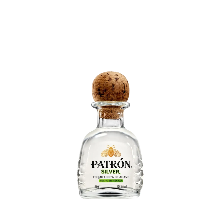 Rượu Tequila Mexico Patron Silver 50ml