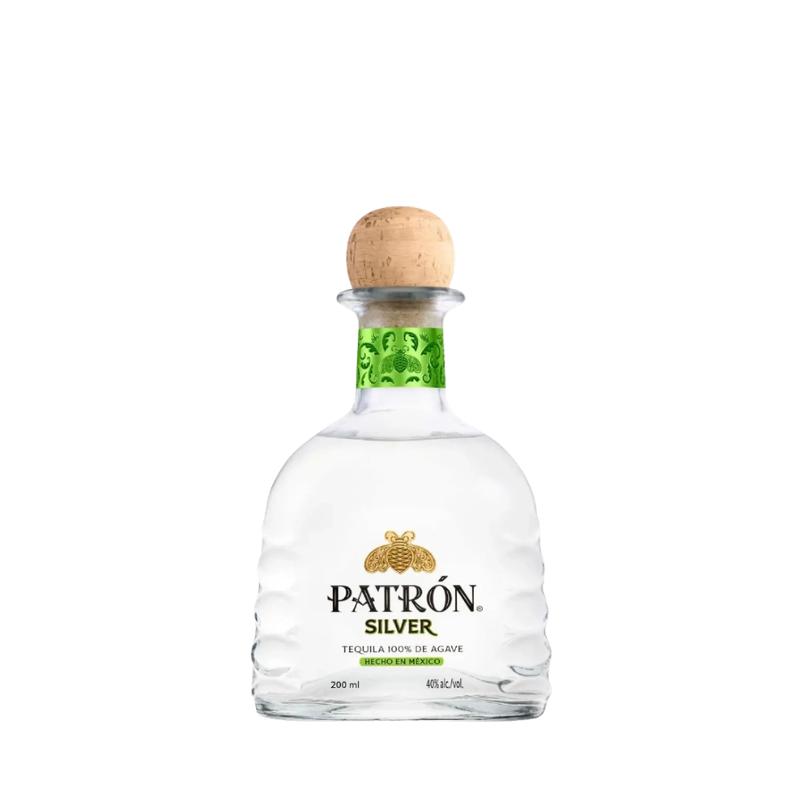 Rượu Tequila Mexico Patron Silver 200ml
