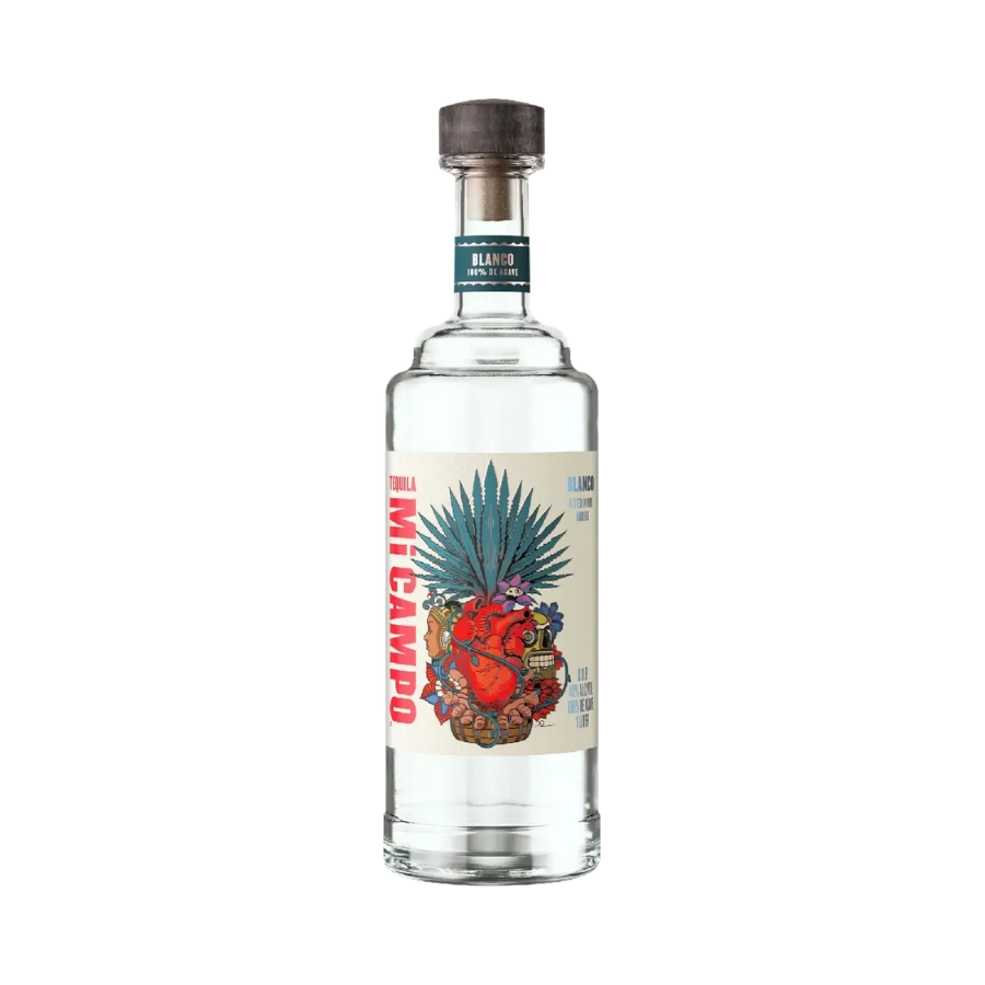 Rượu Tequila Mexico Mi Campo Blanco 1L