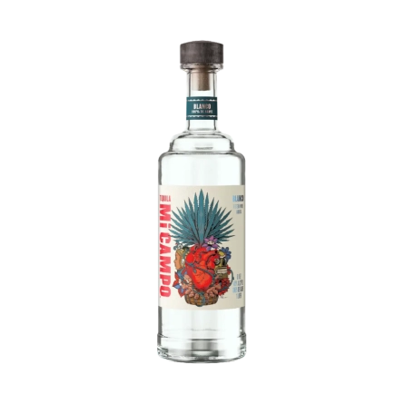 Rượu Tequila Mexico Mi Campo Blanco 1L
