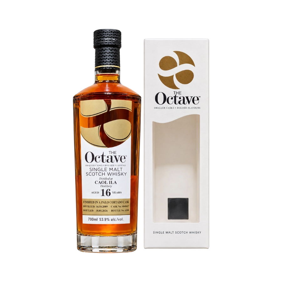 Rượu Whisky The Octave Caol Ila 16 Year Old Palo Cortado Cask Year Of The Tiger 2009