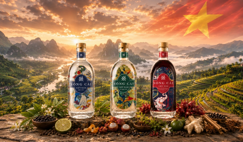 Gin Sông Cái Tinh Hoa Nông Sản Việt