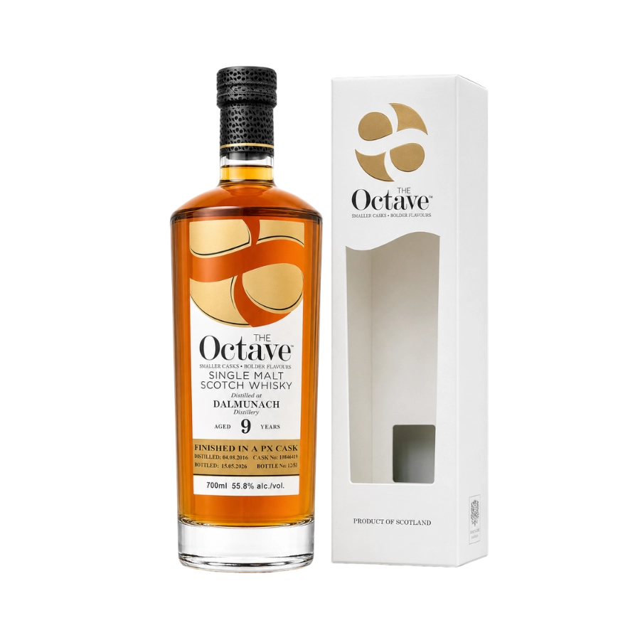 Rượu Whisky The Octave Dalmunach 9 Year Old PX Cask Year Of The Goat 2016