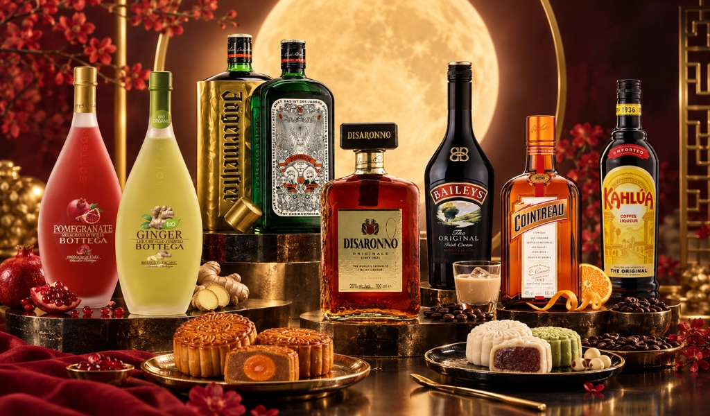 Cẩm Nang Chọn Rượu Liqueur Dung Hòa Vị Ngọt Bánh Trung Thu