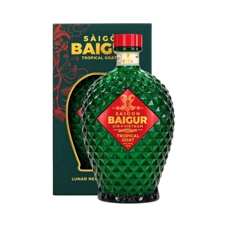 Rượu Gin Việt Nam Saigon Baigur Tropical Goat Gin Hộp Quà Tết 2027