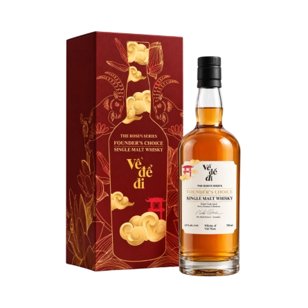 Rượu Whisky Việt Nam Ve De Di Founder's Choice The Rosen Series Hộp Quà Tết 2027