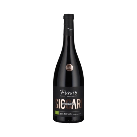 Rượu Vang Đỏ Ý Purato Siccari Appassimento Organic Terre Siciliane