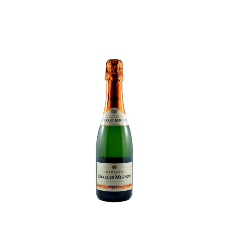 Rượu Vang Đỏ Pháp Champagne Charles Mignon Brut Premium Reserve 375ml