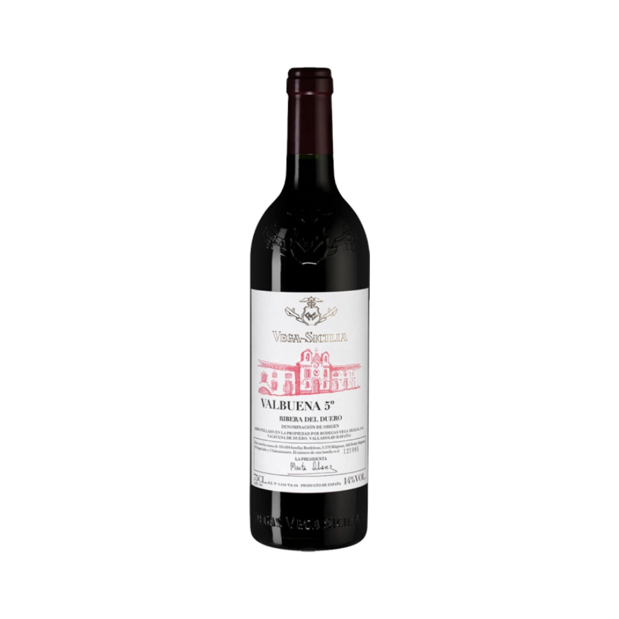Rượu Vang Đỏ Tây Ban Nha Vega Sicilia Tinto Valbuena 5° Ribera del Duero 2019