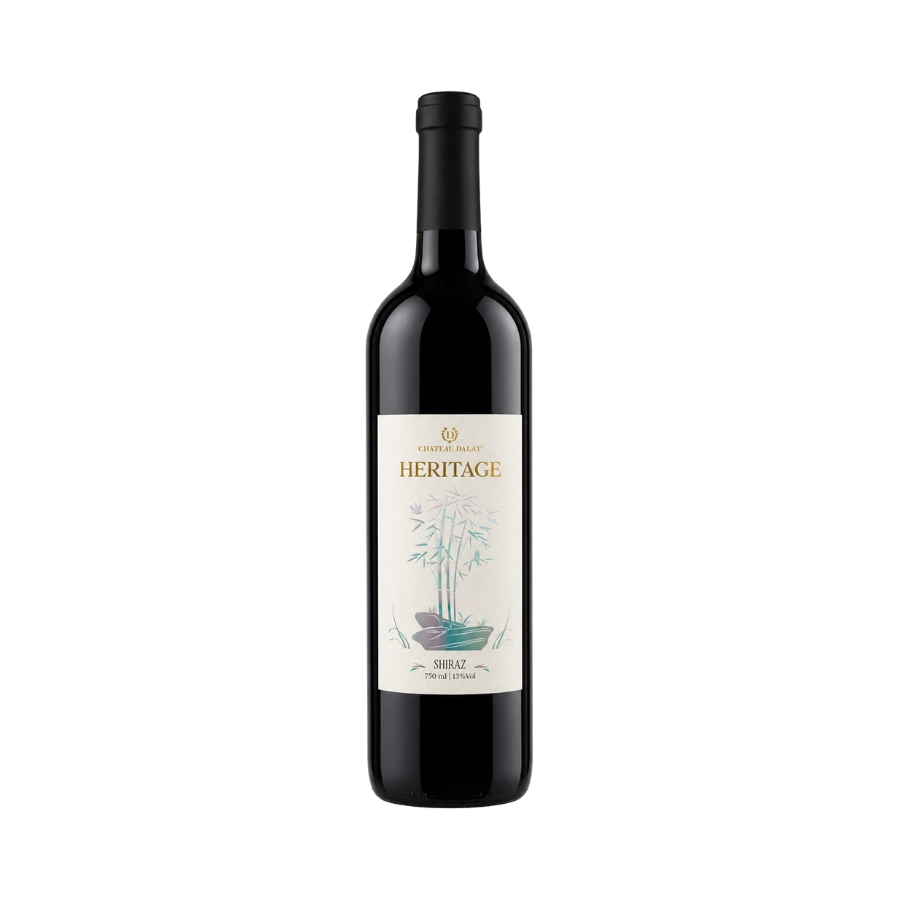 Rượu Vang Đỏ Việt Nam Chateau Dalat Heritage Shiraz