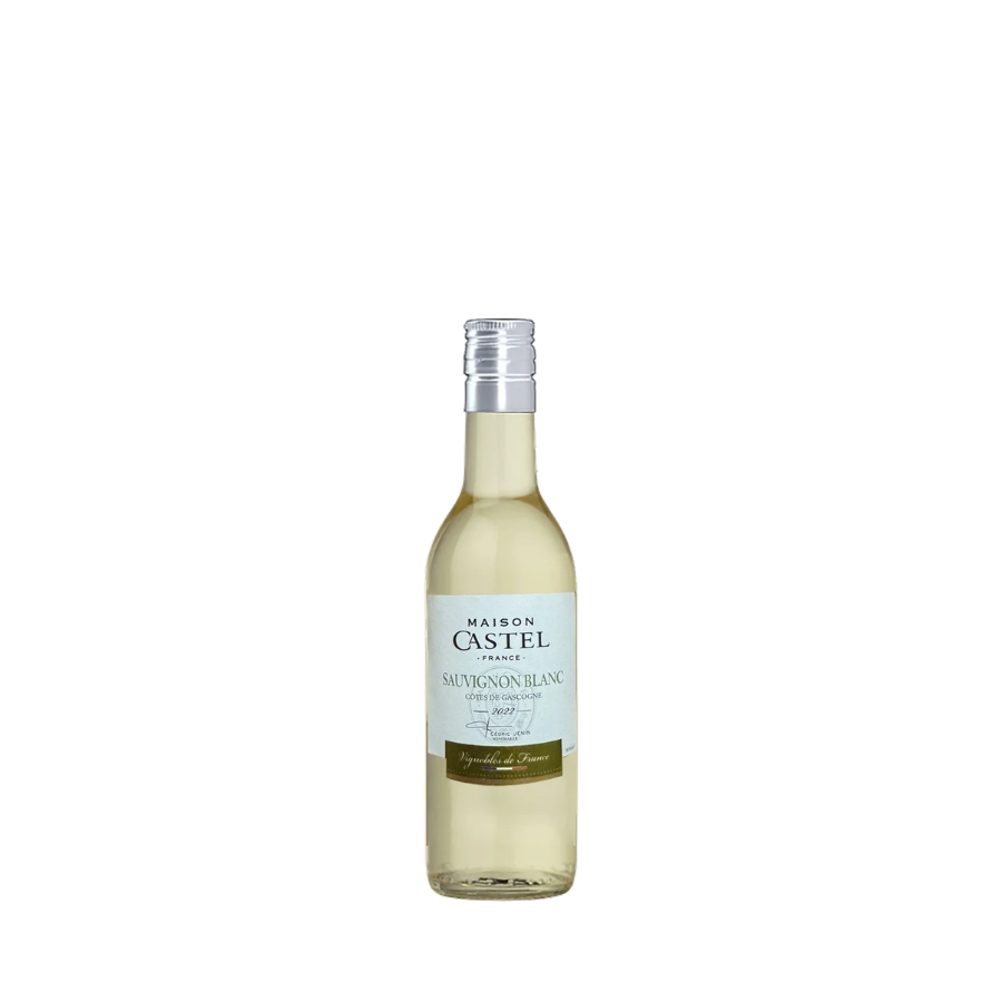 Rượu Vang Trắng Pháp Maison Castel Sauvignon Blanc IGP Cotes De Gascogne 187ml