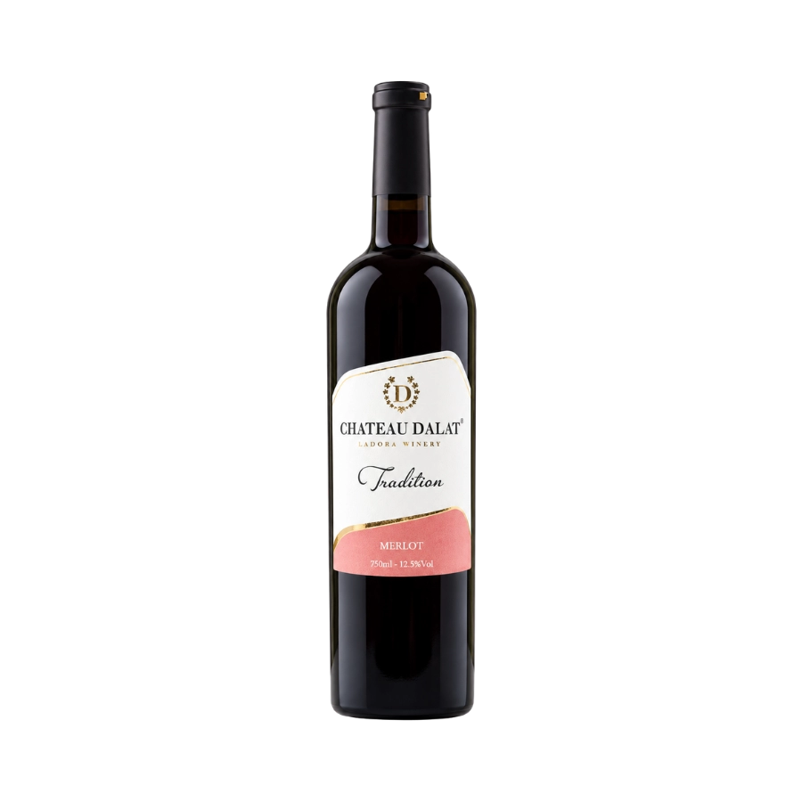 Rượu Vang Đỏ Việt Nam Chateau Dalat Tradition Merlot