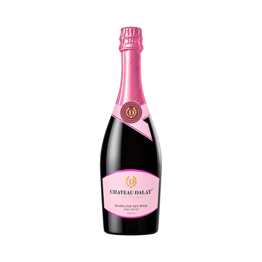 Rượu Sparkling Việt Nam Chateau Dalat Sparkling Red Wine