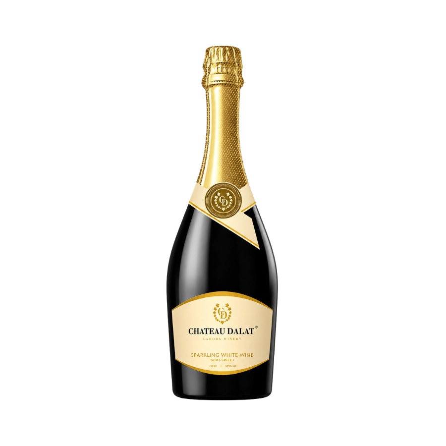 Rượu Sparkling Việt Nam Chateau Dalat Sparkling White Wine