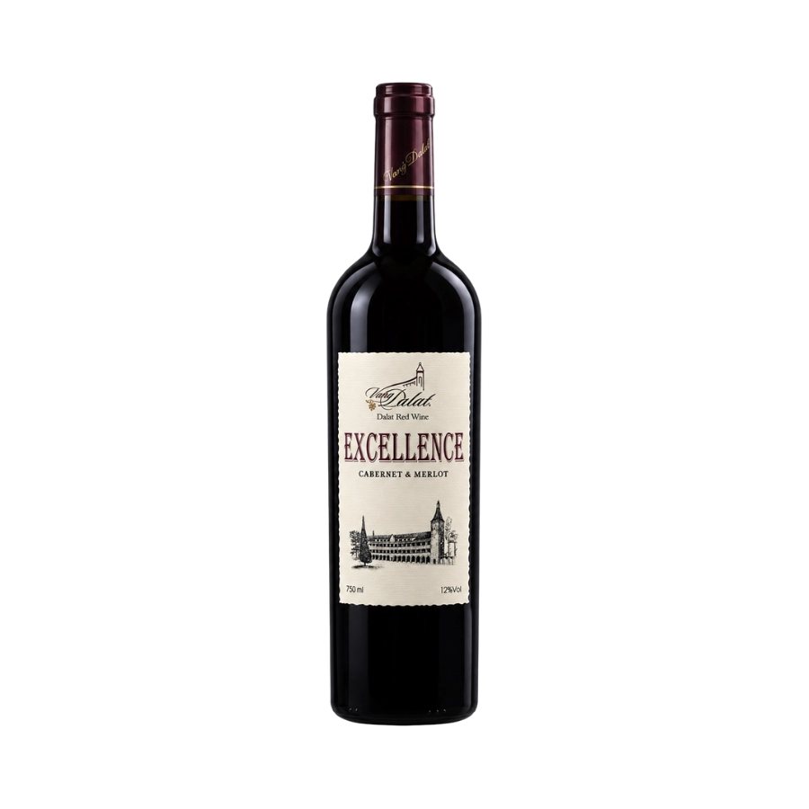 Rượu Vang Đỏ Việt Nam Đà Lạt Excellence Red Wine