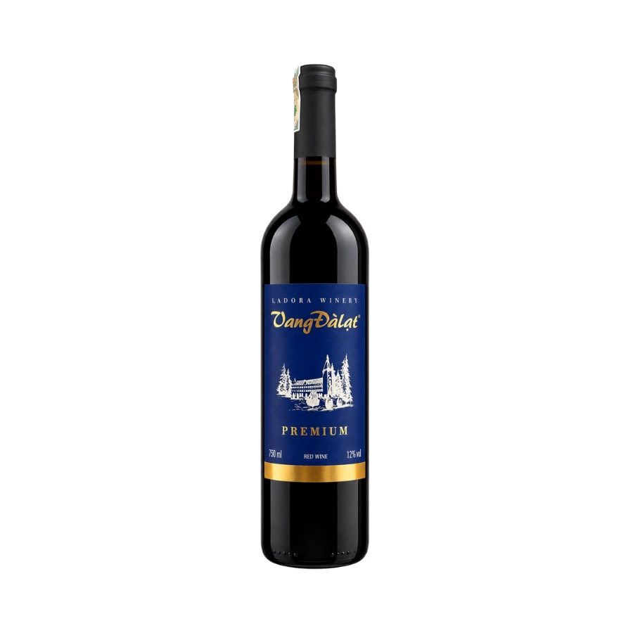 Rượu Vang Đỏ Việt Nam Đà Lạt Premium Red Wine 