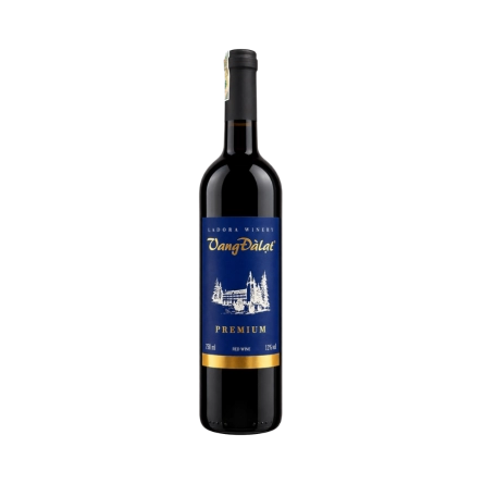 Rượu Vang Đỏ Việt Nam Đà Lạt Premium Red Wine 