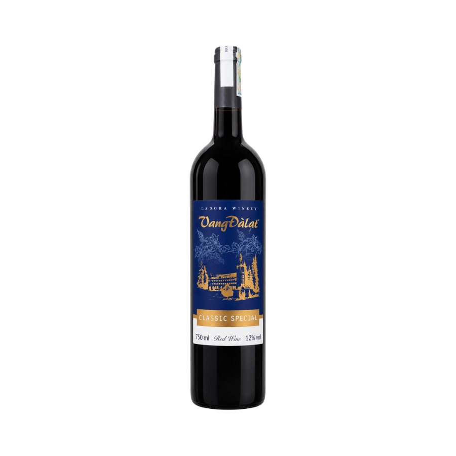 Rượu Vang Đỏ Việt Nam Đà Lạt Classic Special Red Wine