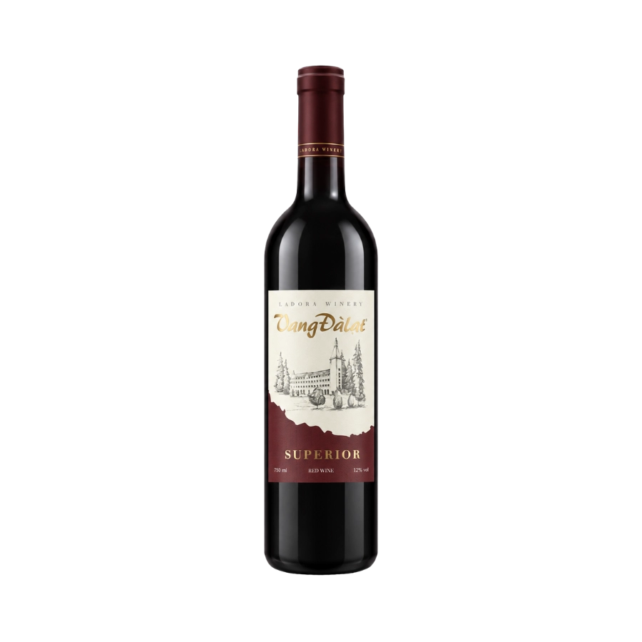 Rượu Vang Đỏ Việt Nam Đà Lạt Superior Red Wine