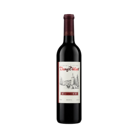 Rượu Vang Đỏ Việt Nam Đà Lạt Export Red Wine