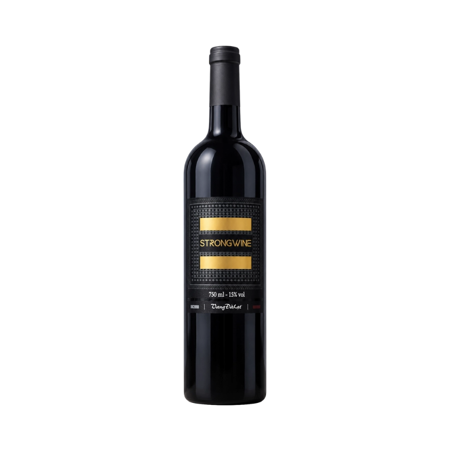 Rượu Vang Đỏ Việt Nam Đà Lạt Strong Red Wine