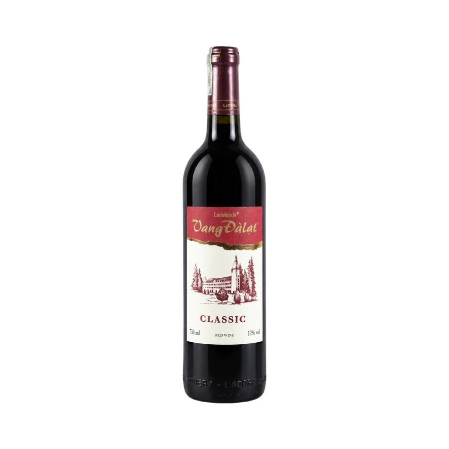 Rượu Vang Đỏ Việt Nam Đà Lạt Classic Red Wine