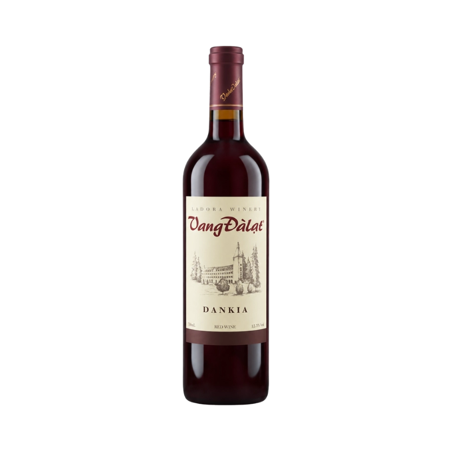 Rượu Vang Đỏ Việt Nam Đà Lạt Dankia Red Wine