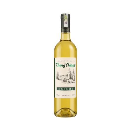 Rượu Vang Trắng Việt Nam Đà Lạt Export White Wine