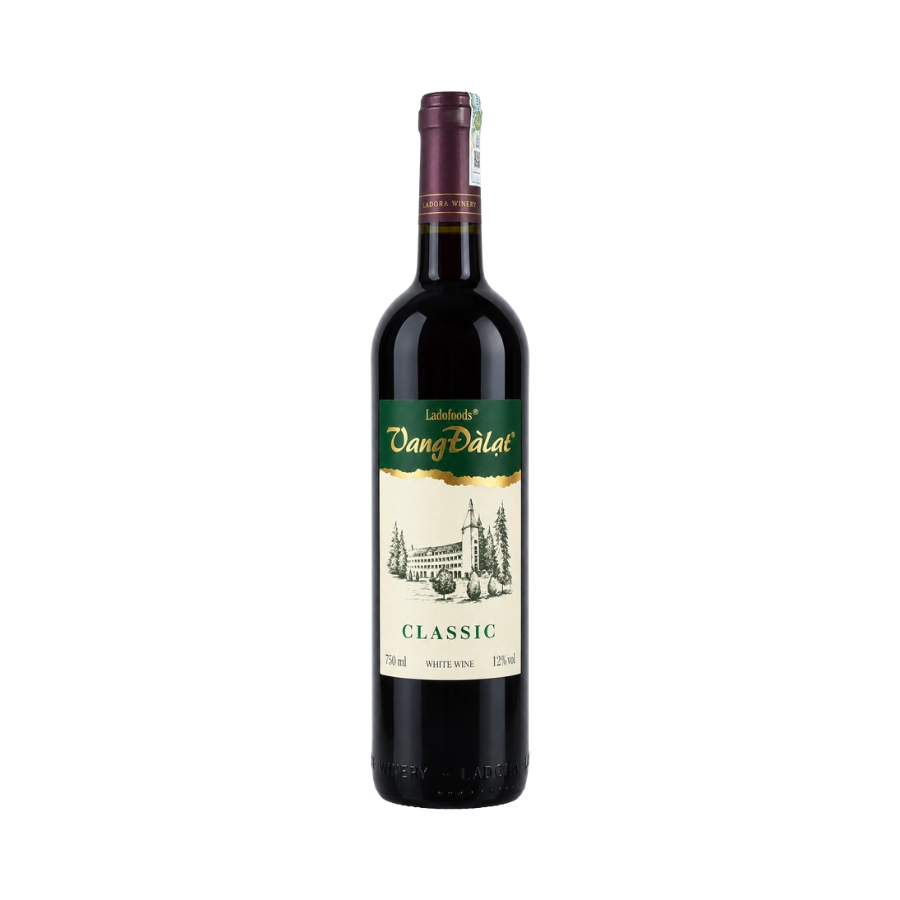 Rượu Vang Trắng Việt Nam Đà Lạt Classic White Wine