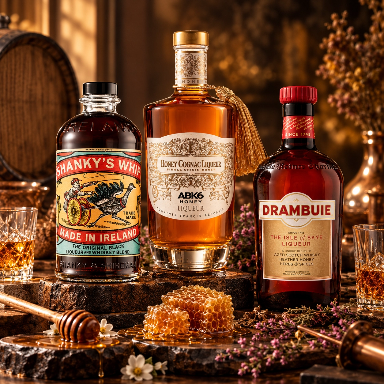 LIQUEUR WHISKY/ MẬT ONG